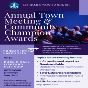 Annual Town Meeting poster